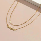 Custom Name Waist Chain – 18k Gold Plated Stainless Steel – view 7