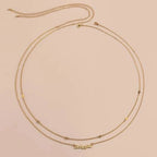 Custom Name Waist Chain – 18k Gold Plated Stainless Steel – view 3