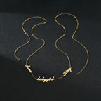 Personalized 2-Layer Waist Chain with Name and Zircon – view 12