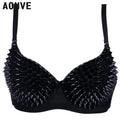 Rhinestone Bra Top – Crystal Cover Bra in Gold, Silver or Black – view 10