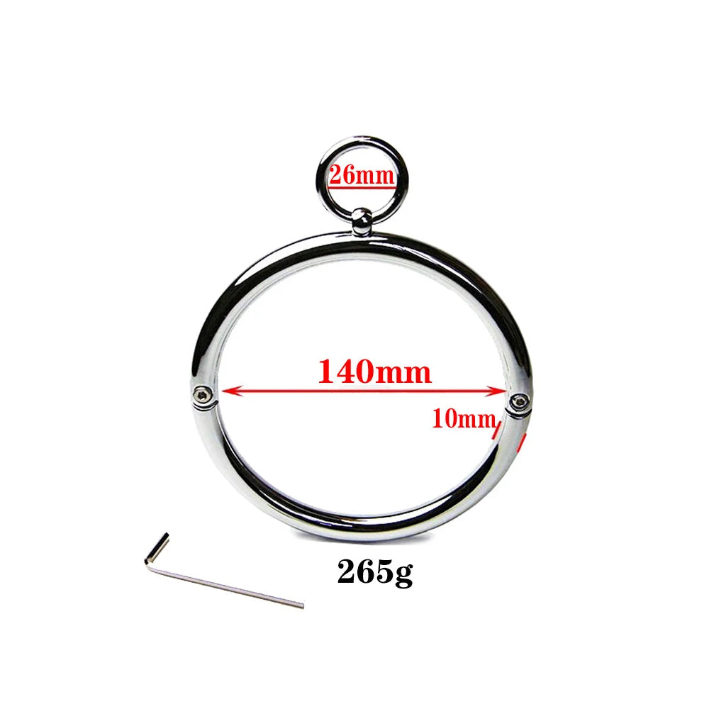 Stainless Steel Collar – Rigid Neck Ring, 120 or 140 mm – view 14