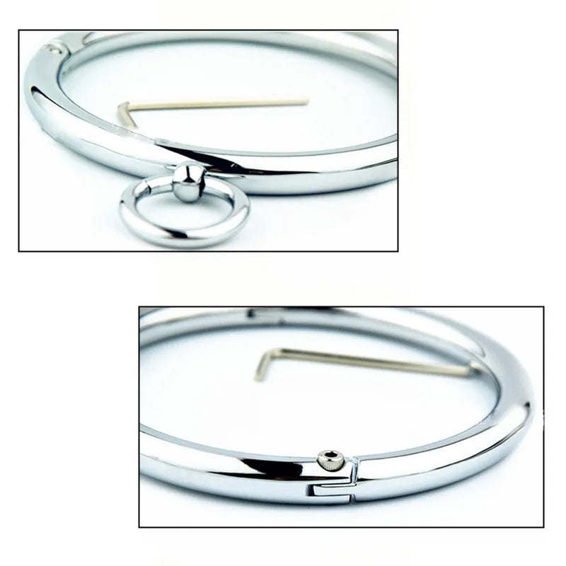 Stainless Steel Collar – Rigid Neck Ring, 120 or 140 mm – view 10