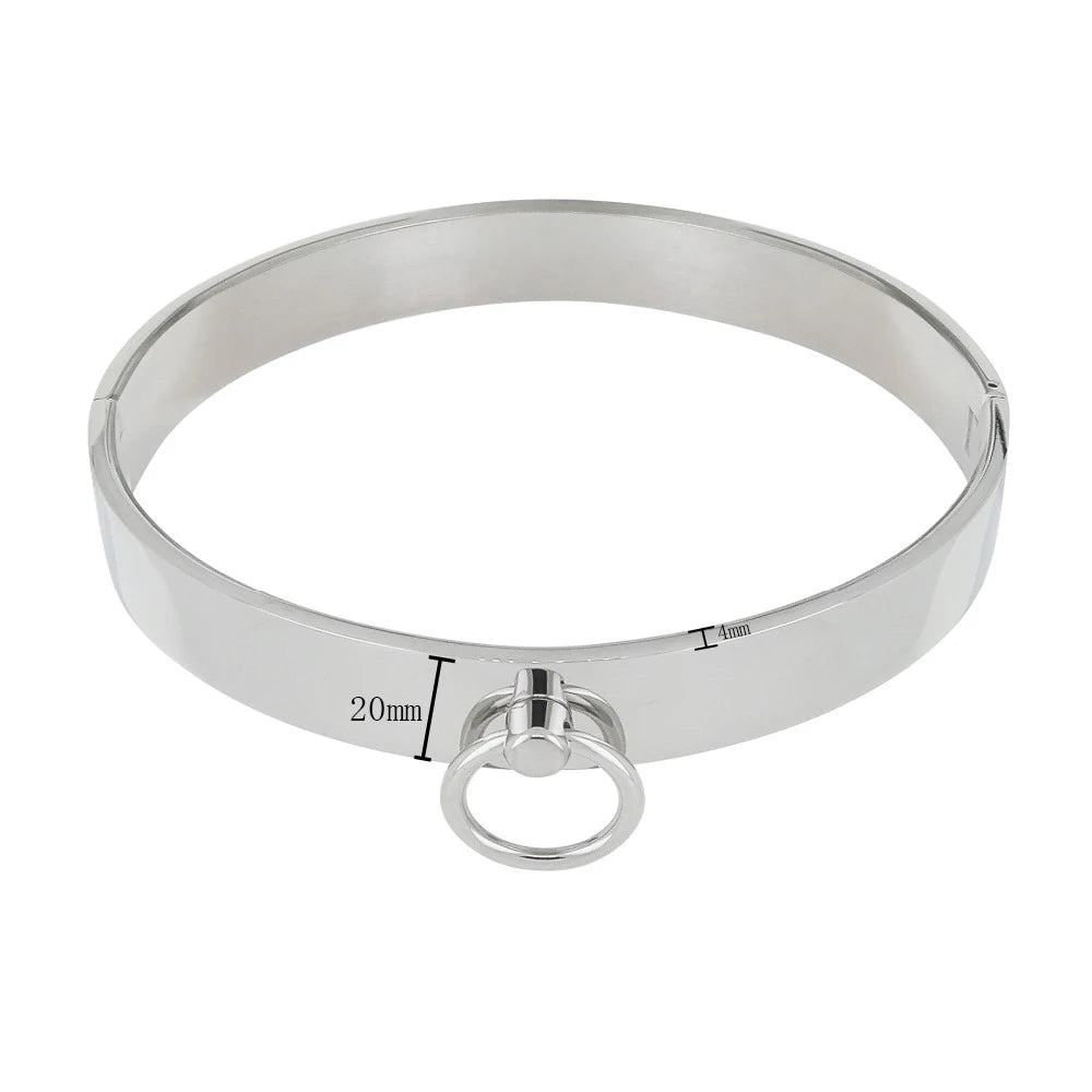 Locking Steel Choker with O-Rings – Screw Lock Collar – view 10