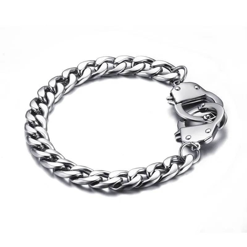 Handcuff Bracelet in Stainless Steel – view 23