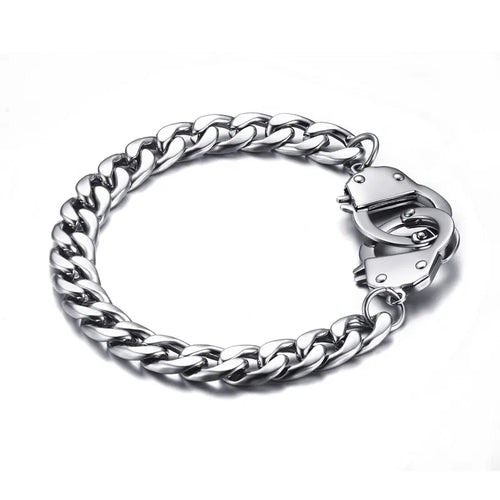 Handcuff Bracelet in Stainless Steel – view 23