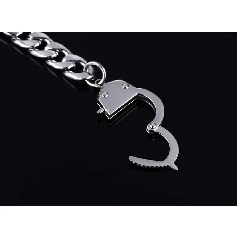 Handcuff Bracelet in Stainless Steel – view 6