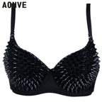 Rhinestone Bra Top – Crystal Cover Bra in Gold, Silver or Black – view 4