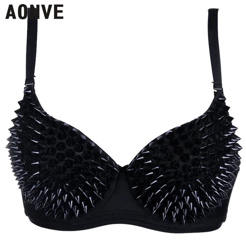 Rhinestone Bra Top – Crystal Cover Bra in Gold, Silver or Black – view 4