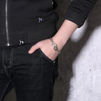 Handcuff Bracelet in Stainless Steel – view 3
