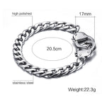 Handcuff Bracelet in Stainless Steel – view 2