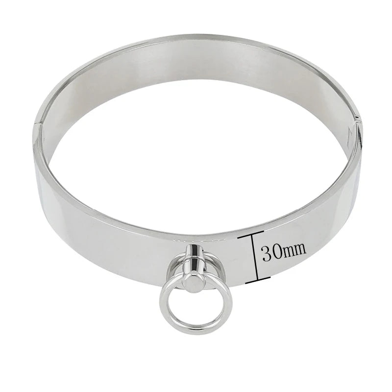 Locking Steel Choker with O-Rings – Screw Lock Collar – view 9