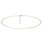 Crystal Waist Chain in Stainless Steel – Pearl or Crystal Drops – view 1