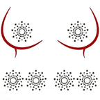 Rhinestone Pasties with Clear Adhesive – 1 or 2 Pairs – view 1