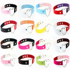 Heart Lock Choker with Key – Faux Leather, 8 Colours – view 9