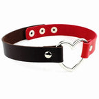 Heart Lock Choker with Key – Faux Leather, 8 Colours – view 24