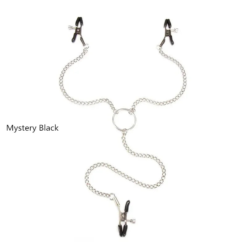 Y-Chain Nipple Clamps – Adjustable, Stainless Steel Chain – view 7