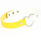 Heart Lock Choker with Key – Faux Leather, 8 Colours – view 21