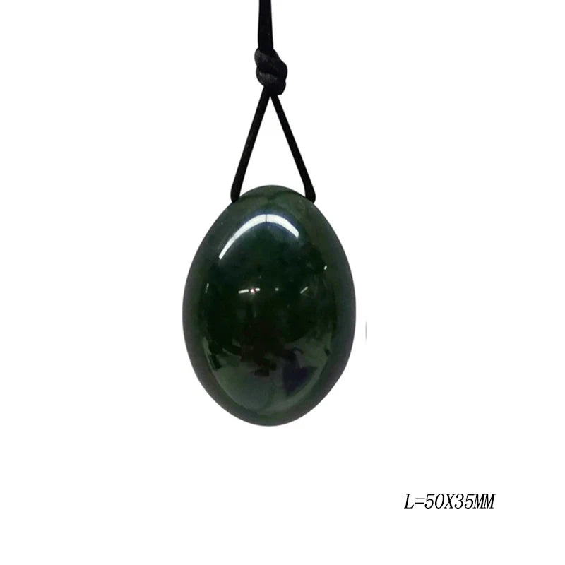Rose Quartz Yoni Egg Set with Jade and Obsidian – view 24