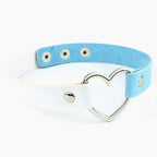 Heart Lock Choker with Key – Faux Leather, 8 Colours – view 13