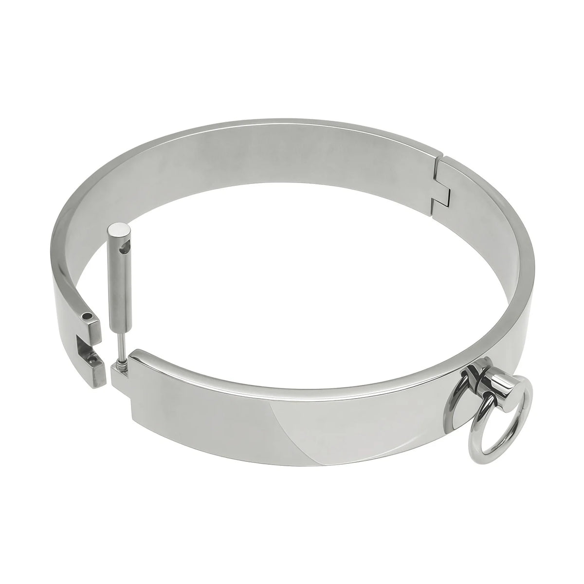 Locking Steel Choker with O-Rings – Screw Lock Collar – view 3