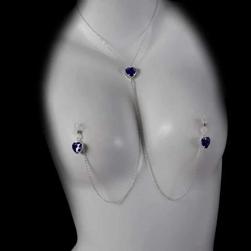 Beaded Chest Chain with Tassels – Gold Tone – view 10