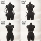 Leather Chest Harness Belt – Suspender Strap – view 4