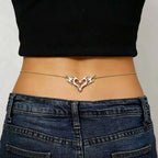 Heart and Wings Waist Chain with Zircon – view 6