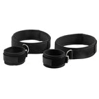 Wrist to Thigh Restraint Set – Soft Padded Bondage Cuffs – view 1