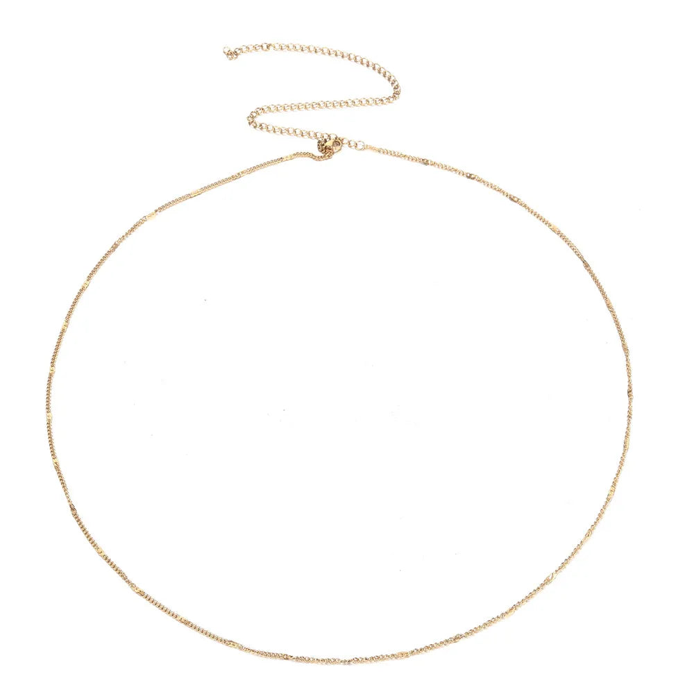 Stainless Steel Waist Chain – Bikini Belly Chain in Gold or Silver – view 4