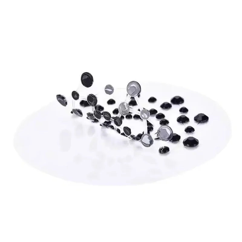 Rhinestone Pasties with Clear Adhesive – 1 or 2 Pairs – view 5