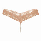 Lace Pearl Panties – Low-Rise with Pearl Strand – view 4