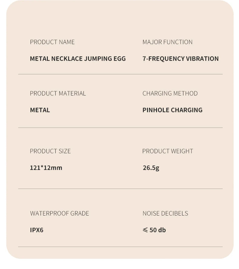 Vibrator Necklace in Rose Gold – Wearable Bullet Pendant – view 5