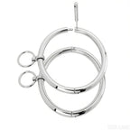 Polished Locking Cuff Bangle with Removable O-Ring – view 6