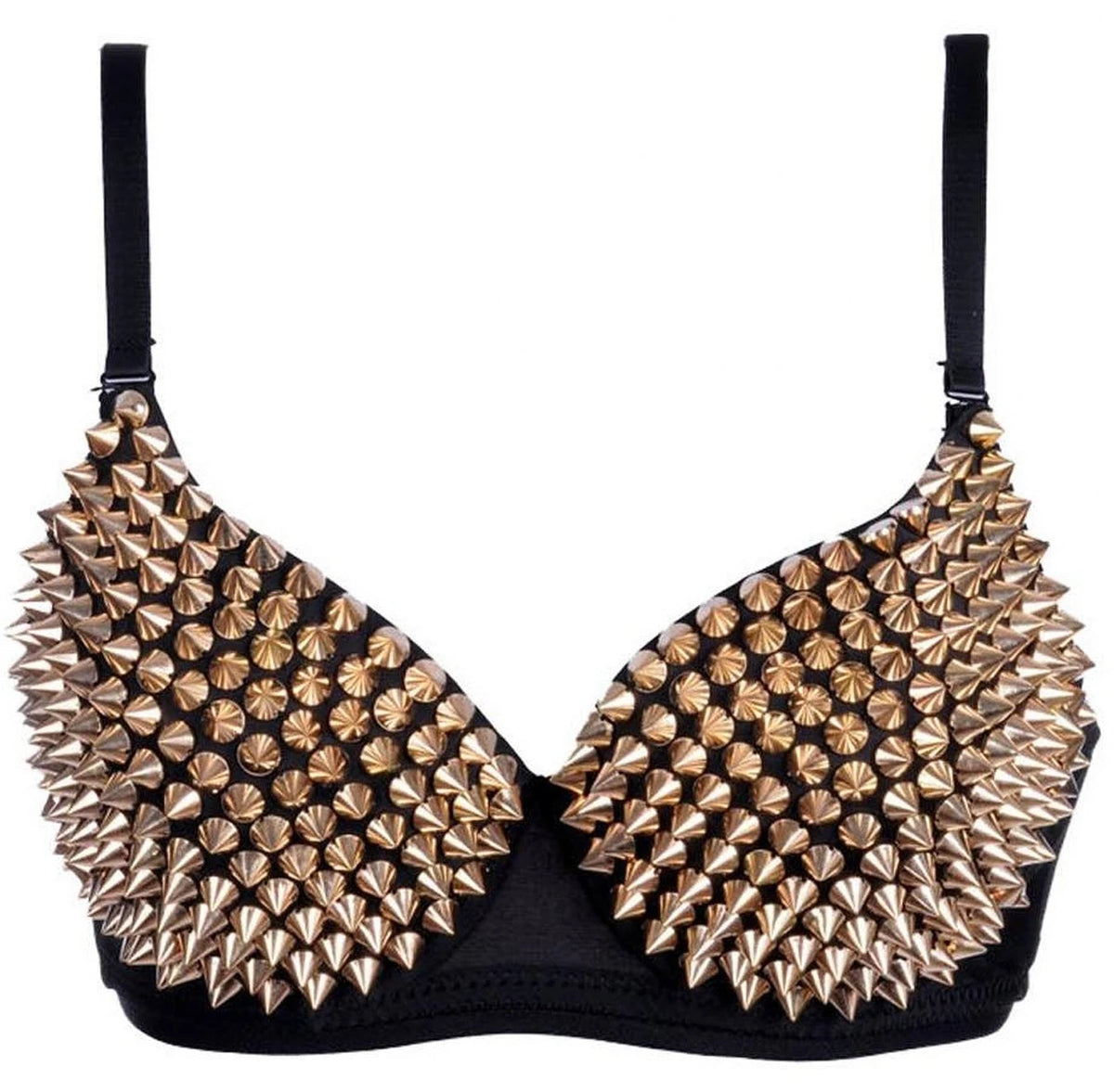 Rhinestone Bra Top – Crystal Cover Bra in Gold, Silver or Black – view 9