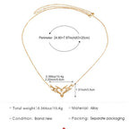 Heart and Wings Waist Chain with Zircon – view 5
