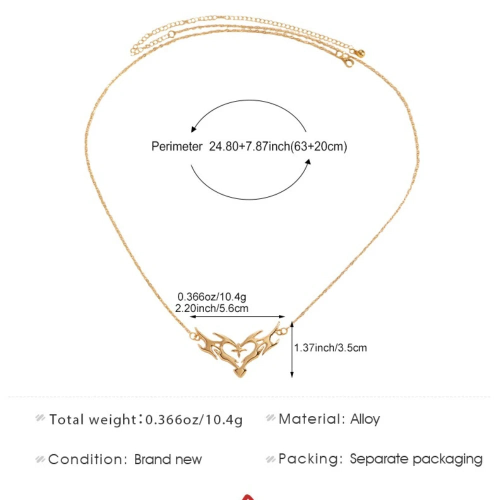 Heart and Wings Waist Chain with Zircon – view 5