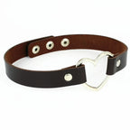 Heart Lock Choker with Key – Faux Leather, 8 Colours – view 31