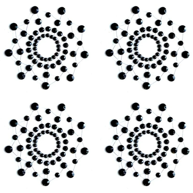 Rhinestone Pasties with Clear Adhesive – 1 or 2 Pairs – view 10