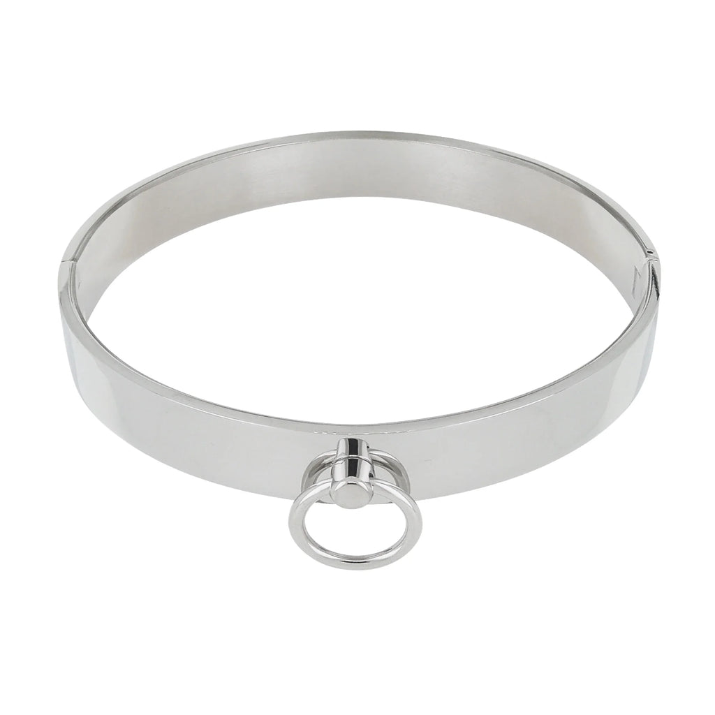 Locking Steel Choker with O-Rings – Screw Lock Collar – view 1