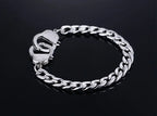 Handcuff Bracelet in Stainless Steel – view 8
