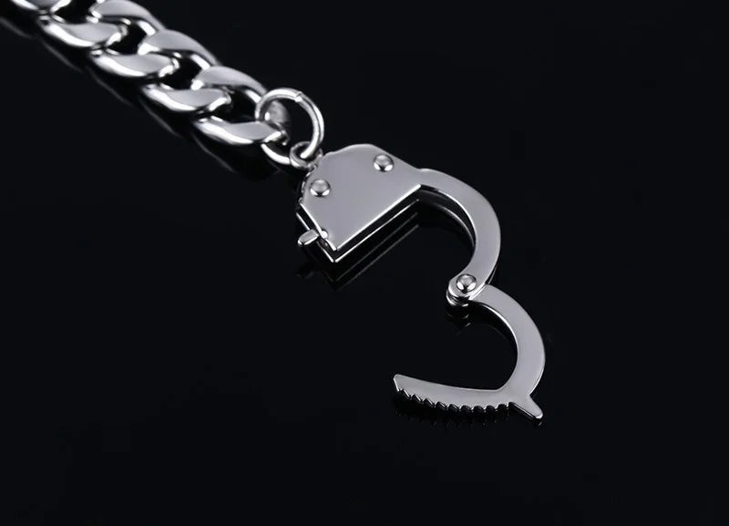 Handcuff Bracelet in Stainless Steel – view 9