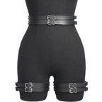 Leather Thigh Garter Harness – Leg Harness in 7 Styles – view 7