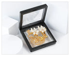 Pearl Petal Nipple Clamps – Gold, with Chain or Bells – view 19