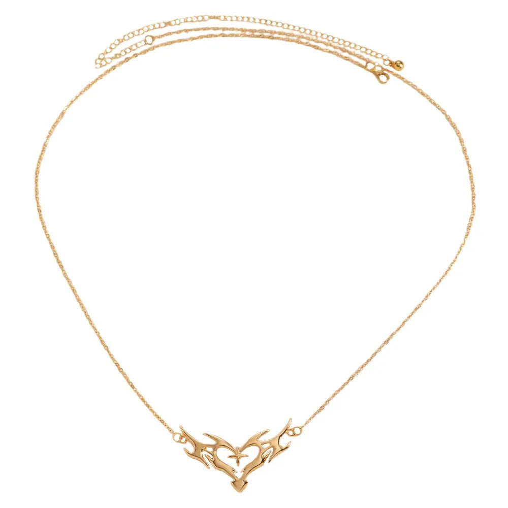 Heart and Wings Waist Chain with Zircon – view 7