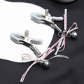 Pearl Bow Nipple Clamps with Small Bell – view 17