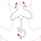 Y-Chain Nipple Clamps – Adjustable, Stainless Steel Chain – view 5