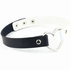 Heart Lock Choker with Key – Faux Leather, 8 Colours – view 28