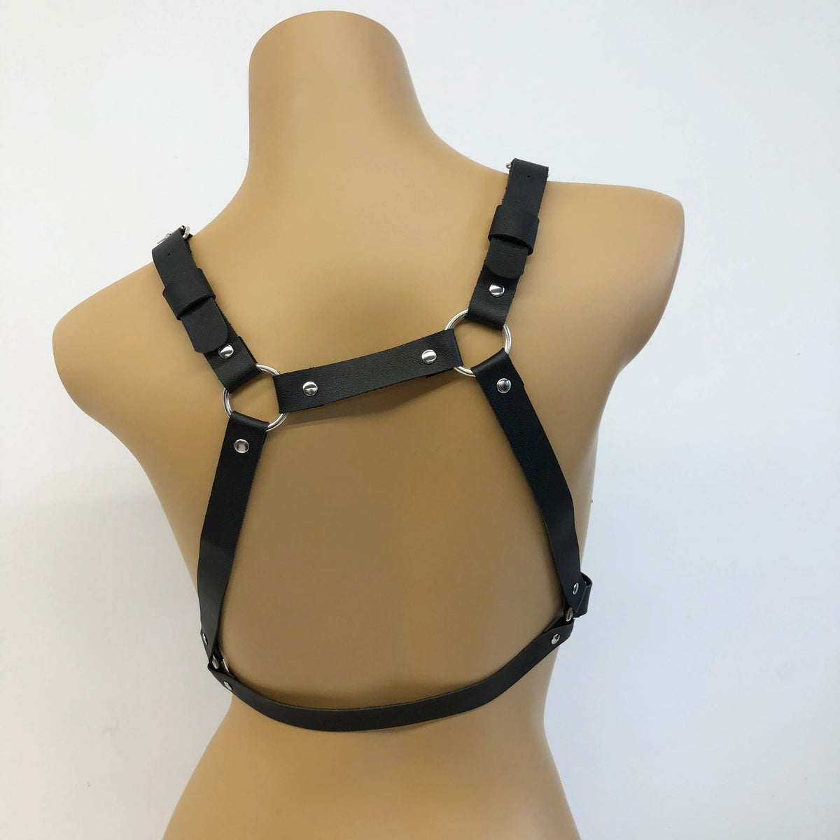 Leather Chest Harness Belt – Suspender Strap – view 3