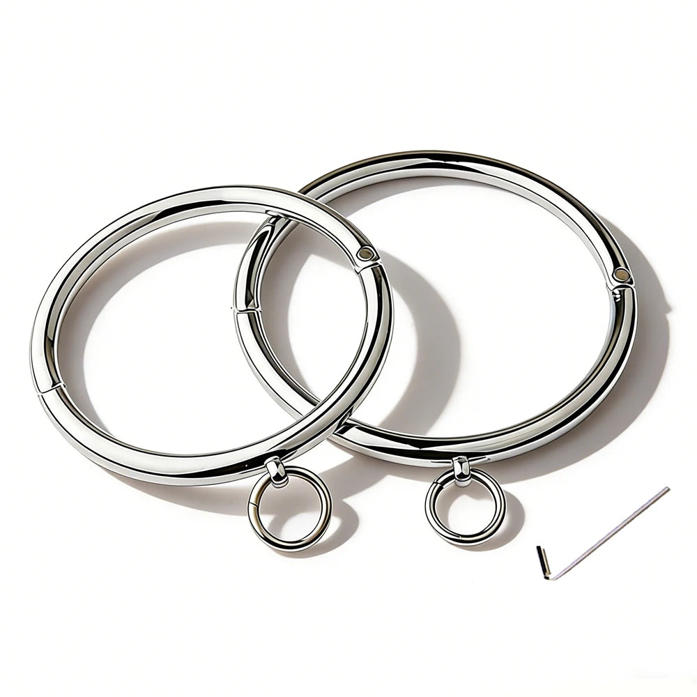 Stainless Steel Collar – Rigid Neck Ring, 120 or 140 mm – view 1