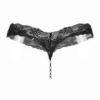 Lace Pearl Panties – Low-Rise with Pearl Strand – view 3